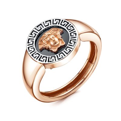 Кольцо с ониксом из золота 585 пробы