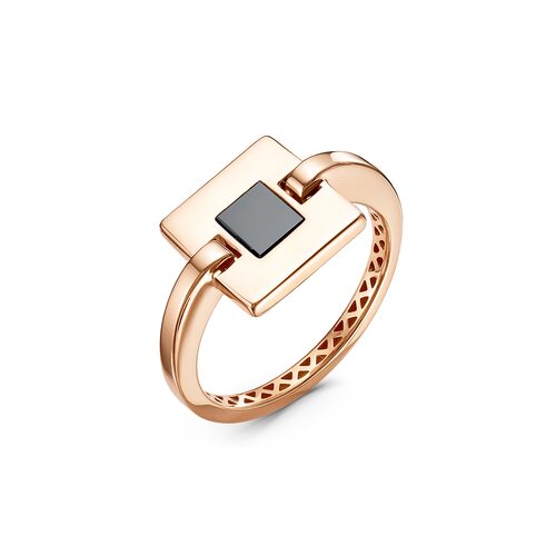 Кольцо с ониксом из золота 585 пробы