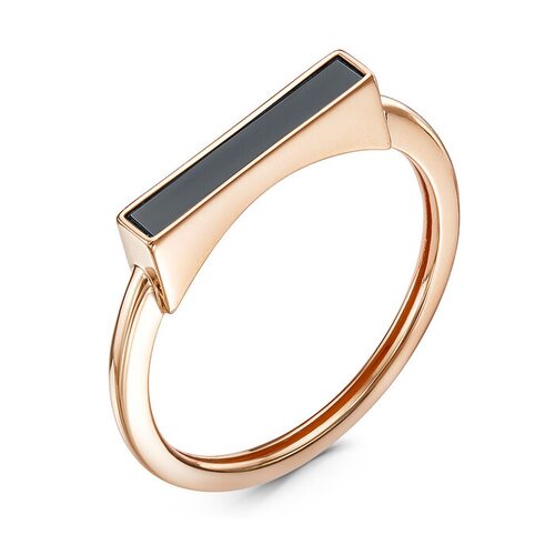 Кольцо с ониксом из золота 585 пробы