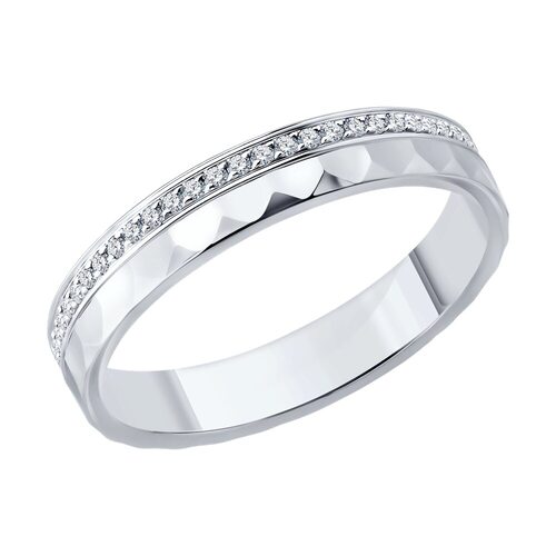 Кольцо с бриллиантами из золота 585 пробы