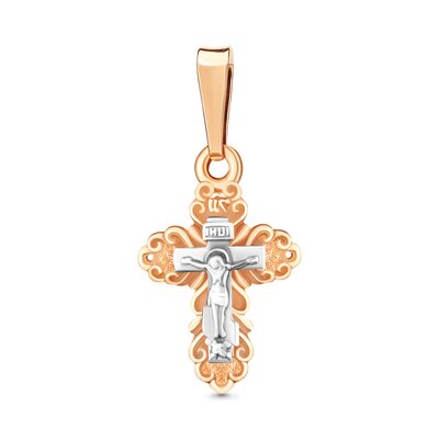 Крест православный из золота 585 пробы