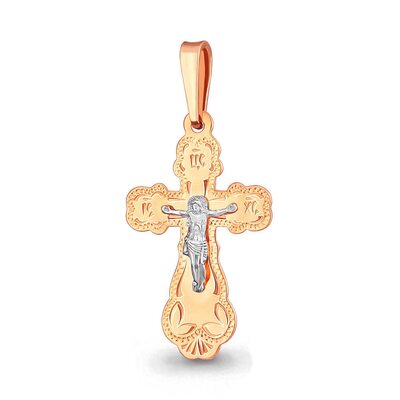 Крест православный из золота 585 пробы