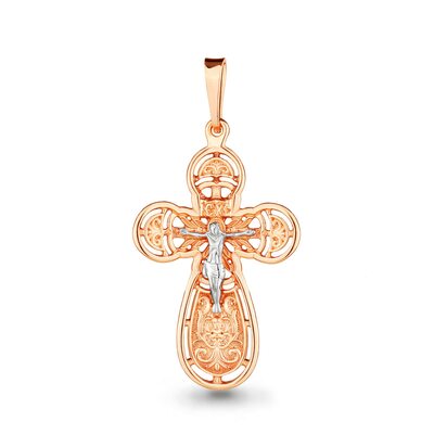 Крест православный из золота 585 пробы