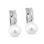 Серьги с жемчугом и бриллиантами из золота 585 пробы арт. 12-11709-1500