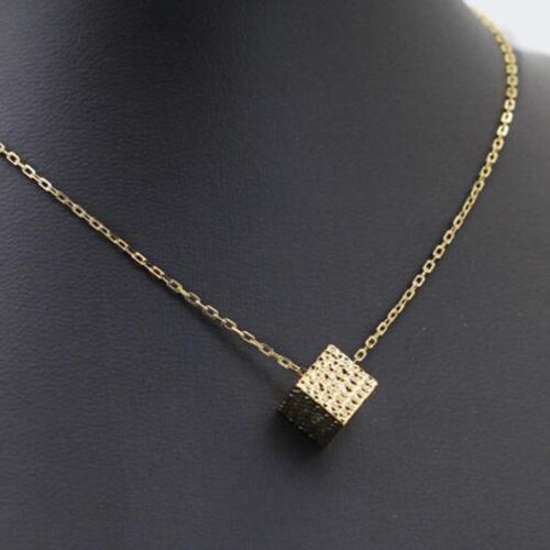 Колье "Куб" из золота 585 пробы