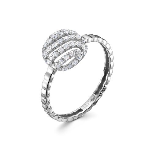 Кольцо с бриллинтами из белого золота 585 пробы