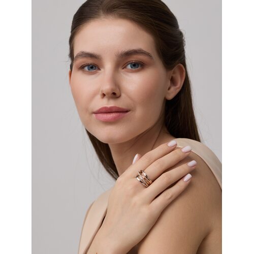 Кольцо с бриллиантами из золота 585 пробы