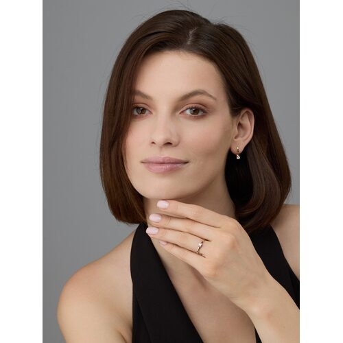 Кольцо с бриллиантом из золота 585 пробы