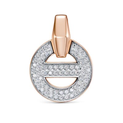 Подвеска с фианитами из золота 585 пробы