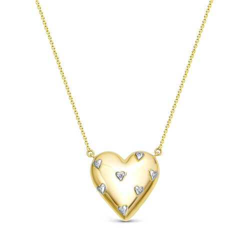 Колье с бриллиантами из золота 585 пробы