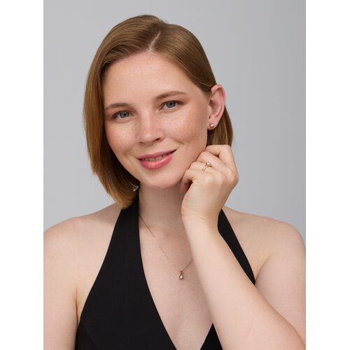 Кольцо с бриллиантом из золота 585 пробы