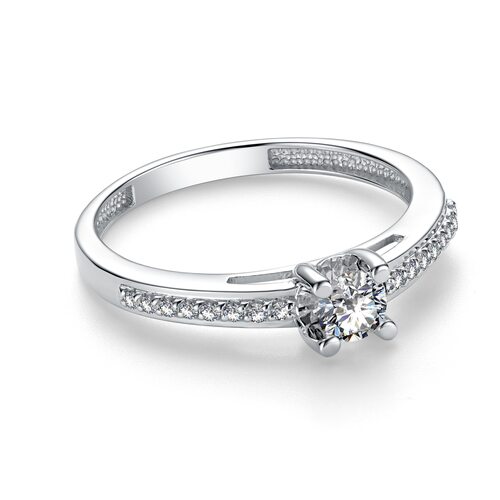 Кольцо с бриллиантами из золота 585 пробы