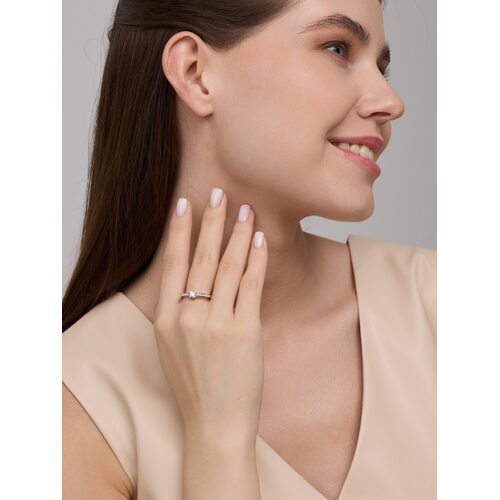 Кольцо с бриллиантами из золота 585 пробы