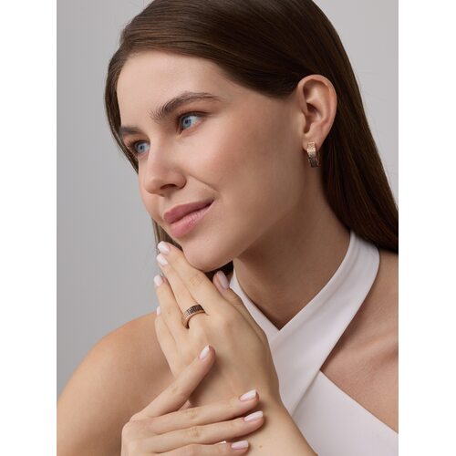 Кольцо с бриллиантами из золота 585 пробы