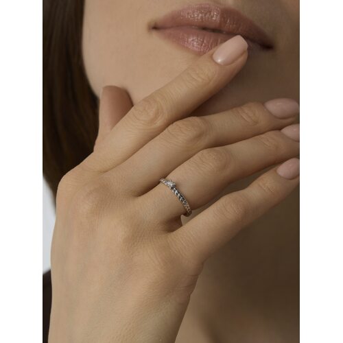 Кольцо с бриллиантом из золота 585 пробы