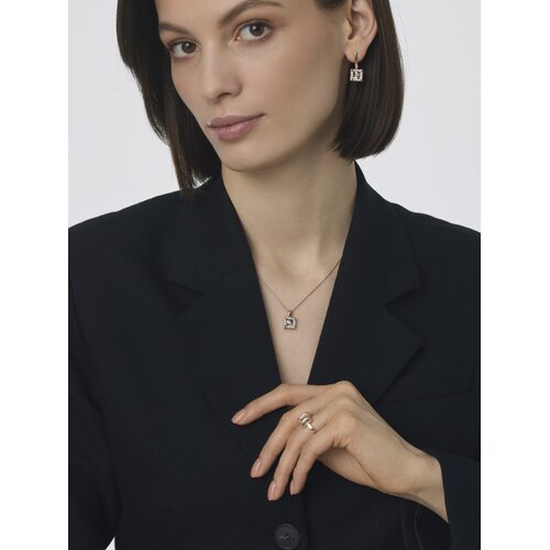 Кольцо с танцующим бриллиантом из золота 585 пробы арт. 14322-100