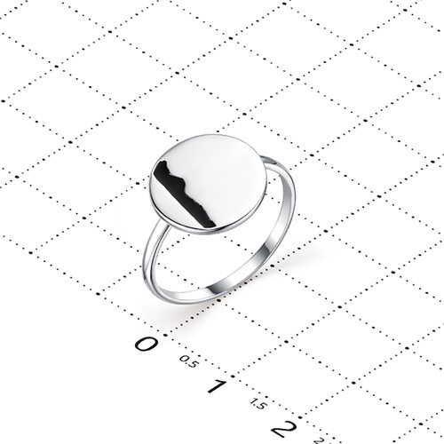 Кольцо с эмалью из серебра 925 пробы