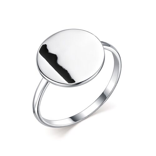 Кольцо с эмалью из серебра 925 пробы