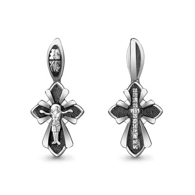 Крест православный из серебра 925 пробы