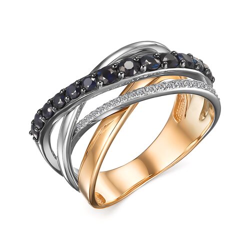 Кольцо с бриллиантами из золота 585 пробы