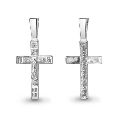 Крест православный из серебра 925 пробы