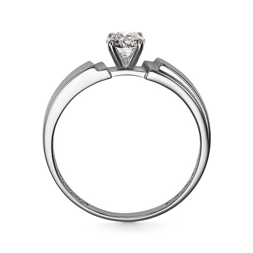Кольцо с бриллиантом 0,52ct из белого золота 750 пробы арт. 14791-5П5
