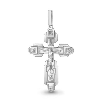 Крест православный из серебра 925 пробы