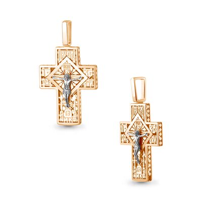 Крест православный из золота 585 пробы