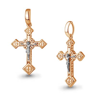 Крест православный из золота 585 пробы