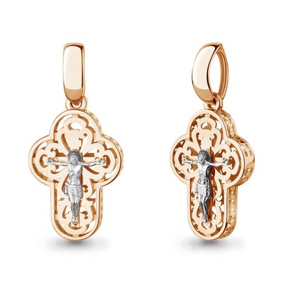 Крест православный из золота 585 пробы