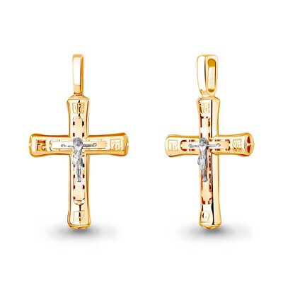 Крест православный из золота 585 пробы