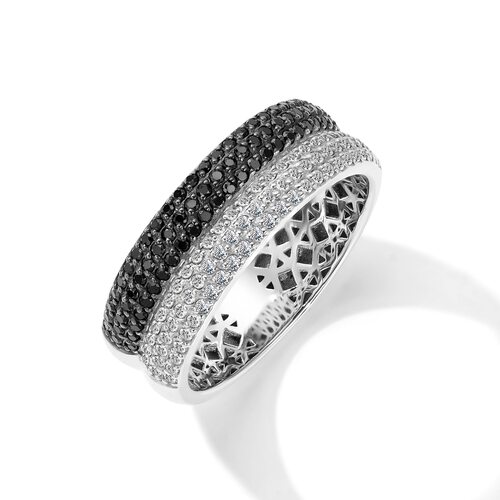 Кольцо с бриллиантами из белого золота 585 пробы