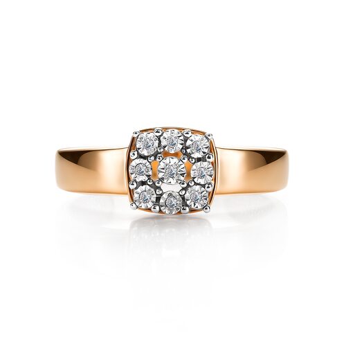 Кольцо с бриллиантами из золота 585 пробы арт. 15337-100