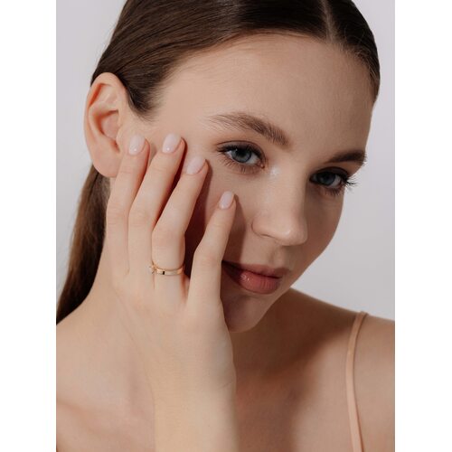 Кольцо с бриллиантом из золота 585 пробы