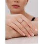 Кольцо "Змея" с бриллиантами из золота 585 пробы арт. 15763-100