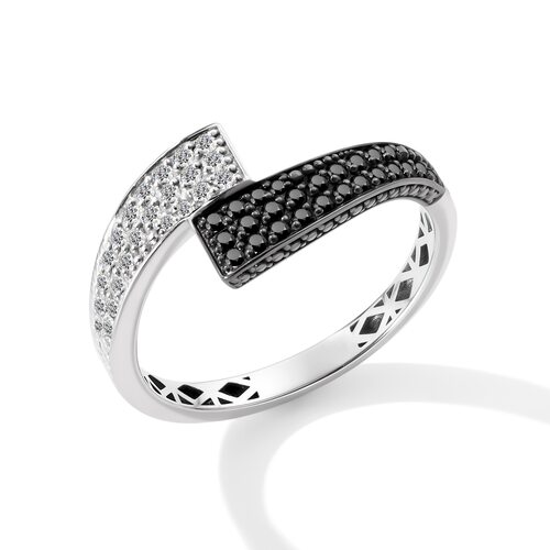 Кольцо с бриллиантами из белого золота 585 пробы