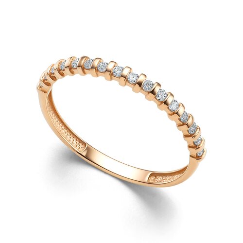 Кольцо с бриллиантами из золота 585 пробы