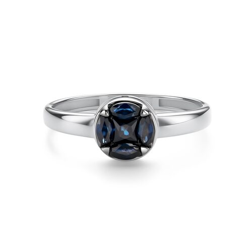 Кольцо с сапфирами из золота 585 пробы