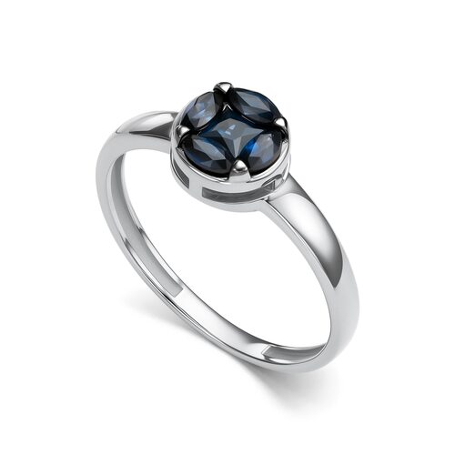 Кольцо с сапфирами из золота 585 пробы