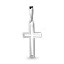 Декоративный крест из серебра 925 пробы