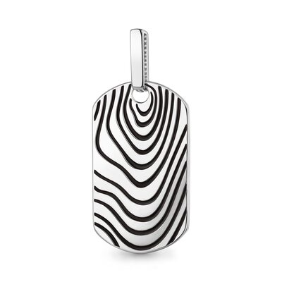 Подвеска с эмалью из серебра 925 пробы