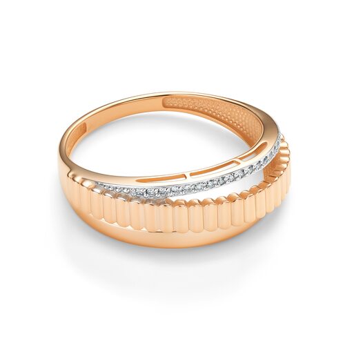 Кольцо с бриллиантами из золота 585 пробы арт. 16336-100