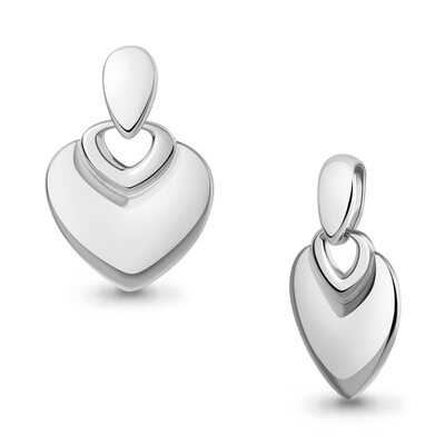 Подвеска "Сердце" из серебра 925 пробы