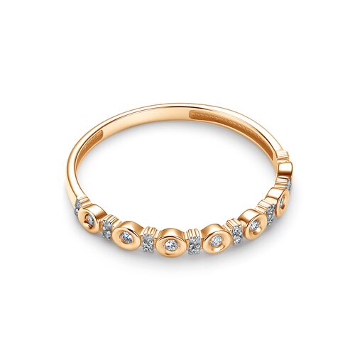 Кольцо с бриллиантами из золота 585 пробы