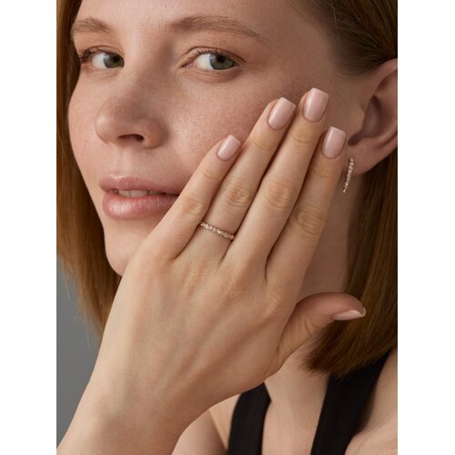 Кольцо с бриллиантами из золота 585 пробы