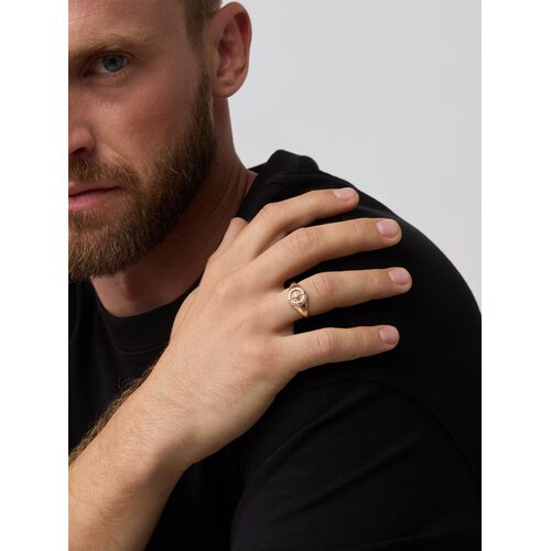 Кольцо "Звезда" с бриллиантами из золота 585 пробы