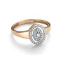 Кольцо с бриллиантами из золота 585 пробы арт. 16517-100