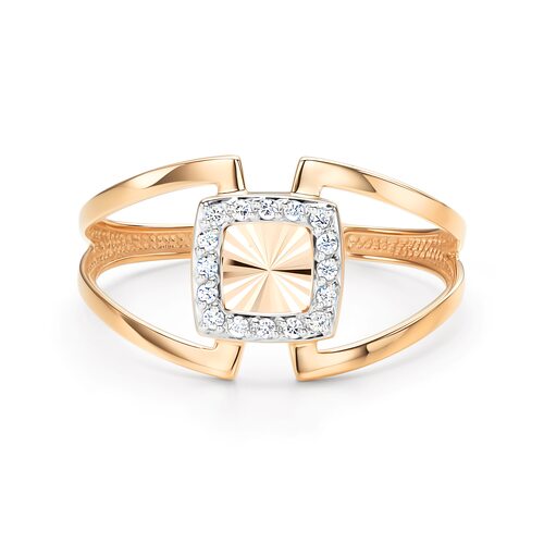 Кольцо с бриллиантами из золота 585 пробы арт. 16576-100