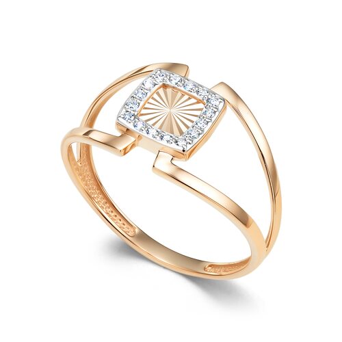 Кольцо с бриллиантами из золота 585 пробы арт. 16576-100