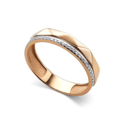 Кольцо с бриллиантами из золота 585 пробы